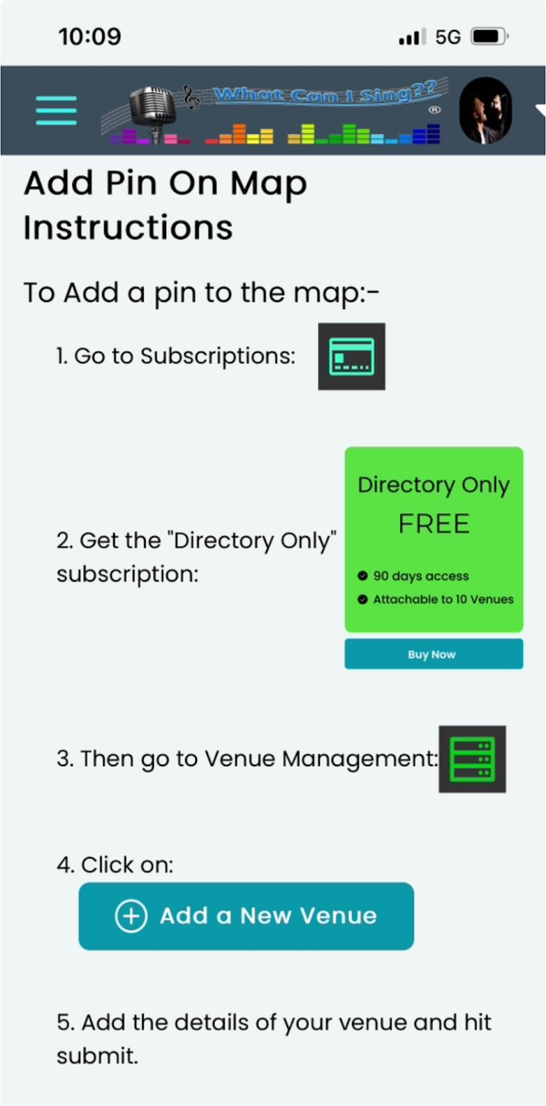 Karaoke Directory service, image 1